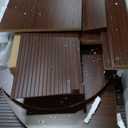 Jocoevol 47-63 Extendable Round Dining Table for 48 with Dust-Proof 2-Tier Storage Shelf Space Saving Expandable Wood Oval Circle Dinner Furniture with Pedestal Base (Black)