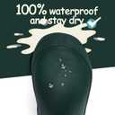 K KomForme Kids Rain Boots, Waterproof Rubber Matte Boots with Easy-on Handles, Size: 13 Little Kid