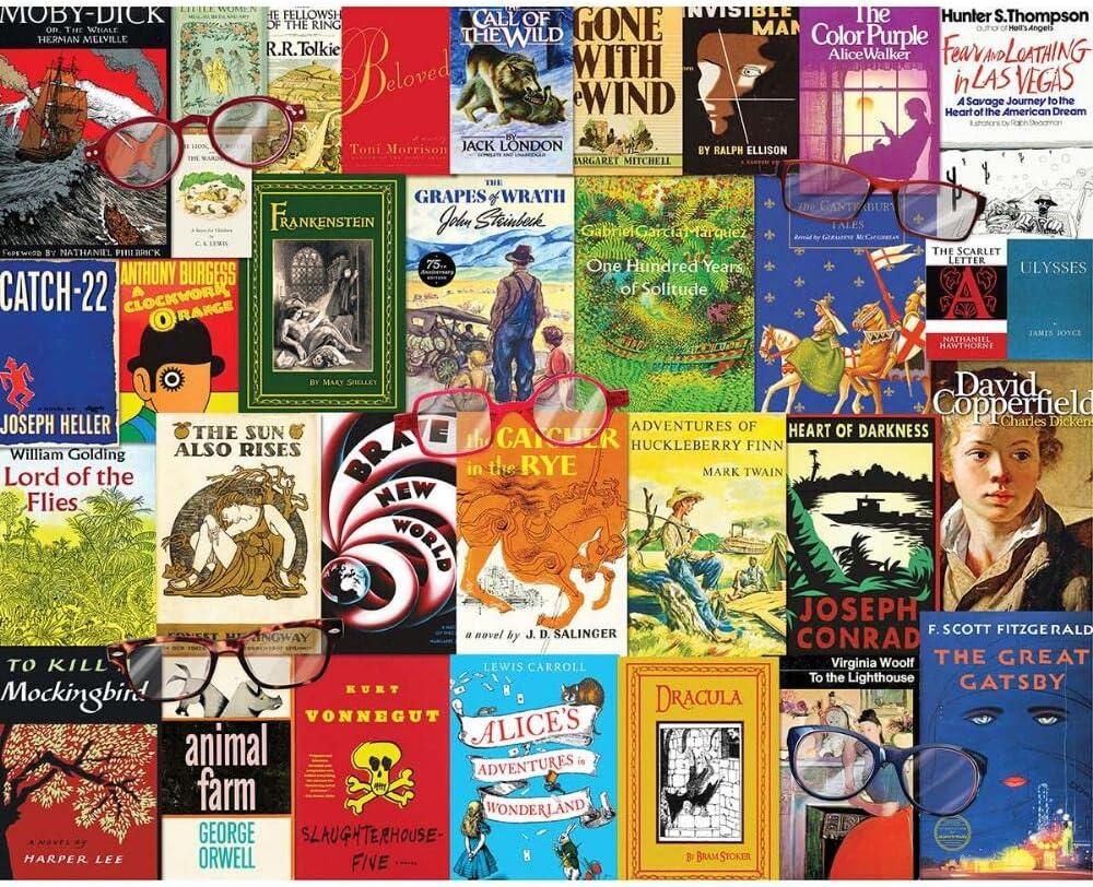 Springbok 1000 Piece Jigsaw Puzzle Nostalgic Novels - Made in USA