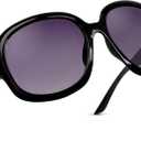 miyya Bug Eye Oversized Polarized Sunglasses Womens, Trendy Retro Sun Glasses for Women 2025, Oversized UV Protection Shades (Black/Purple Gradient)
