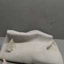 Mkono Macrame Decorative Cotton Rope Basket Boho Cute Woven Tassel Tall Basket Closet Storage Bins Organizer for Nursery,Baby Toys, Potted Plants Cover,Living Room,Bedroom Home Decor 15.7"x 19.6"