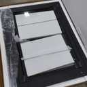 Stanbroil Fireplace Glass Bi-fold Style Door, Black Finish, Large, Decorative Fireplace Screen Door for Fireplace Accessories