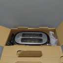 Hamilton Beach 2 Slice Extra Wide Slot Toaster with Bagel & Defrost Settings, Shade Selector with 7 Browning Levels, Toast Boost, Auto Shutoff, Black & Stainless Steel (22633)