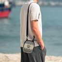 2 x Suobstales Small Crossbody Bags for Men Casual Shoulder Bag Chest Bag Youth Messenger Bag Purses and Bags (Boho Dog Claw)