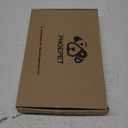 PHOEPET Reflective Dog Harness Large Breed Adjustable No Pull Vest with Handle 2 Metal Rings 3 Buckles [Easy to Put on & Take Off](L, Purple)