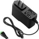 ALITOVE DC 12V 1A Power Supply 12W AC Adapter 100~240V 50-60hz to 12 Volt 1Amp 0.5A Transformer DC 12V Power Cord 5.5 x 2.5mm 2.1mm Plug for LED Strip Light CCTV Security Camera and More