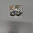 Straw Covers for Stanley Cup Accessories: Black Decorations for Stanley 30 oz & 40 oz Tumbler with Handle, Bling Letter Charms and Flower Silicone Straw Cap Topper, Trendy Stuff for Teen Girls & Women