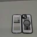 Miracase for iPhone 16 Case 6.1'', Full-Body Bumper Phone case with Built-in Full Glass Screen &Camera Control,No Gap,Compatible with MagSafe,Drop Proof 16 Cover,Black (Magnetic Classic Black)