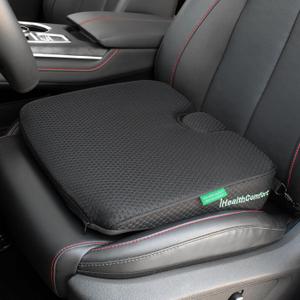 Wedge Seat Cushion Orthopedic Coccyx Tailbone Pain Relief Cushion, Memory Foam Ergonomic Wedge Pillow for Office Chair, Driving, Wheelchair, Gaming Non-Slip Bottom with Portable Handle