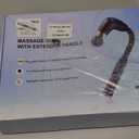 UFFAE Massage Gun with Upgraded Extension Handle, Back Massager for Pain Relief Deep Tissue, Muscles/Neck/Shoulders/Waist/Legs Massager with 4 Massage Heads & 6 Speed Levels & 3 Massage Modes (Black Gold)