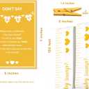 Party Hearty Funny Baby Shower Games for Girl or Boy, Set of 2: How Big is The Bump & Don't Say Baby, Gold