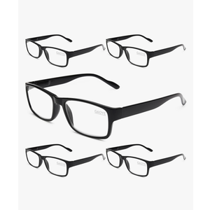 Gaoye Professional Reading Glasses for All Day - Computer Readers with Blue Light Protection - Value Pack 1.0x Strength