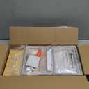 Cabinet Shelf Organizers, 15.7 Inches Large Kitchen Counter Shelf, Set of 4 Wood Kitchen Pantry Organizer, Storage Shelves for Countertop, Spice Rack, Stackable, Expandable, Metal White, Nature