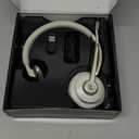 Wireless Headset, Trucker Bluetooth Headset with Microphone Noise Canceling & Mute, Bluetooth Headphones with USB Dongle for Cell Phone Computer Call Work Home Office Meetings Teams Skype