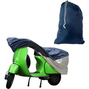 Detailers Preference Polyester Scooter Cover, Heavy-Duty Weather Protection, Scratch-Free Design, Compact Storage Bag, Fits Scooters Up to 60 Inches (Medium)
