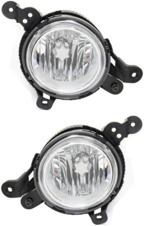 CarLights360: For Kia Soul Fog Light 2014 2015 2016 Driver and Passenger Side Pair For KI2592154, KI2593154