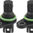 X AUTOHAUX 2pcs 13627525014 Car Camshaft Crankshaft Position Sensor for BMW 528i 535i X6 325i 325xi 330i 330xi 328i 335i 1 Series M