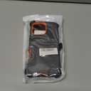 Case for iPhone 16 Pro Max(2024), 3-Layer Super Full Heavy Duty Rugged Case Belt Clip Holster Kickstand Protective Case Cover for iPhone 16 (Black Orange with Clip, iPhone 16 Pro Max)