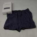 BAMBOO COOL Men's Woven Boxer Shorts,Classic Relaxed Fit,Lightweight Plaid Boxers underwear,6 Pack (Large)