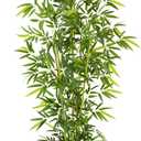Warmplants 8ft Artificial Bamboo Tree, 96 Tall Large Fake Bamboo Plant with White Planter, Faux Trees for Indoor Outdoor Home Garden Entryway Office Dcor