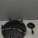 VEVOR Mechanic Stool, 250 LBS Rolling Pneumatic Creeper Garage/Shop Seat, Adjustable Height 16-22 inch in Padded Rolling Workshop Stool with Tool Tray, for Garage, Shop, Auto Repair, Black+Orange