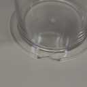 Stackable Clear Plastic Hair Accessory Organizer Set | Round Headband and Hairbrush Holder Stacks on The Storage Containers with Tray LidStackable 2-Tier Cylinder Organizer