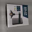 Solar Wall Lights Outdoor Waterproof: LED Wall Sconce Fixture for Backyard Patio Deck Porch - Solar Powered Dusk to Dawn Farmhouse Lighting for Garden Fence Decor (Dark Green)