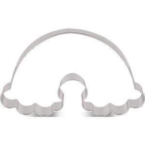LILIAO Rainbow Cookie Cutter for Kids - 4 x 2.4 inches - Stainless Steel