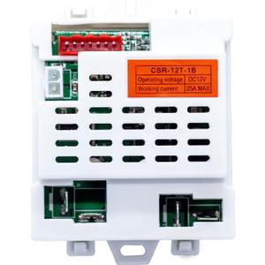 Replacement CSR-12T-1B=CSR-12T-1A 12v Control Box Receiver for Ride on car Compatible with Power Wheels Best Choice Products Jeep Parts KidsTruck Controller Control kit