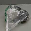 Clorox Toilet Plunger with Hideaway Holder Caddy Heavy-Duty Compact Design with Non-Skid Rubber Base for Bathroom Convenient Storage Toilet Unclogger, 6.5x19.5-Inch, White