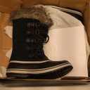 SOREL Women's Joan of Arctic Waterproof Boot (11, Black/Quarry)