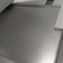 LOAAO 20X30 Inch Brushed Nickel Bathroom Mirror, Rounded Rectangle Silver Metal Frame Mirror, Brushed Nickel, Anti-Rust, Shatter Proof, Hangs Horizontally or Vertically