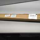 LazBlinds No Drill Cordless Roman Shades, 29'' W x 64'' H, White-Grey
