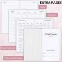 3 x KONVINIT Christian Pocket Calendar 2025-2027, Monthly Planner 2025-2027 - 3.7" x 6.7" - Runs from July 2025 Until December 2027, Pocket Calendar 2026 with PVC Cover for Office, School & Home Supplies