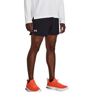 Under Armour Men's UA Speedpocket 5'' Shorts 1377485 (US, Alpha, X-Large, Regular, Regular, Black/Reflective - 001)