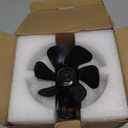 HIDALIFE Wood Stove Fan Magnetically Flue Pipe Mounted, Heat Powered 6 Blades Fan, Non Electric, Silent Thermal for Gas Wood Burner Tent Stove Accessories