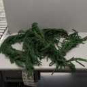 2 Pcs 6FT Artificial Norfolk Pine Garland, Christmas Real Touch Winter Pine Garlands Realistic, Green Greenery Garland for Mantle, Stairs, Fireplace, Wall, Door, Table, Indoor Holiday Xmas Decortions