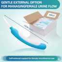 Female External Catheter 30 Pack, Soft Latex Non-Invasive Design for Women, Compatible with Standard Suction Systems, Comfortable, Secure & Lightweight for Home Care