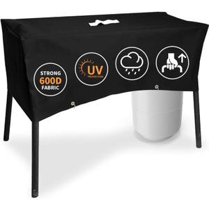 Grisun Patio Stove Cover for Camp Chef 2 Burner Stove, Grill Cover for Camp Chef Stove EX60P, EX60LW, EX60PP, EX60B, EX280LW and More, for Camp Chef Accessories (34.1 in.)