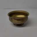 Fiona Metal Gold Compote for Plant and Flowers| Modern Bowl Decor for Home or Office l Indoor and Outdoor Vase for Any Event Decorations (8.25"x 4.5") (72200)