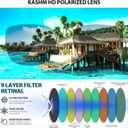 Retro Polarized Sunglasses for Men Women UV Protection Classic Sports Driving Golf Hiking Square Sun Glasses (3pack-black+tortoise Gray+tortoise Green)