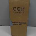 Sherpa Fleece Blanket Throw Size - Reversible Sherpa Fleece Throw Blanket - Super Soft Double Sided for Bed, Sofa, Couch - Thick, Warm, & Plush - Luxurious Bedding for Winter - Dark Grey, 50" x 60"