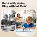 SAMZX Reusable Water Coloring Books for Toddlers 1-3, 4 Pack Magic Water Painting Book for Mess-Free Coloring, Travel Activity Toys & Educational Learning Kits Gifts for Kids Boys Girls Ages 3+