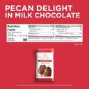 RUSSELL STOVER Milk Chocolate Pecan Delight Candy, 0.6 oz. - 36 ct., BBD 01JAN2027