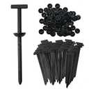 5 x Nylon Universal Cable Tie Buckle,150Pcs New Multifunctional Nylon Zip Ties with Pin & Button Design Plastic Cable Ties Tool for Car Daily Repair Bumper Clips