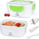 Electric Lunch Box 110v Heated Lunch Box Electric Heating Food Heater Warming Bento Box for Home & Office Usegreen