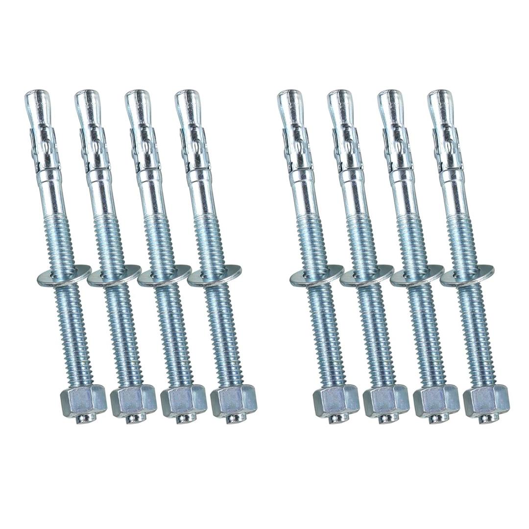 3/8"x5" Wedge Anchor by Zinced of Heavy-Duty Fastener for Cement and Concrete (8pcs Pack) 3/8"x5" Wedge Anchor by Zinced of Heavy-Duty Fastener for Cement and Concrete (8pcs Pack)