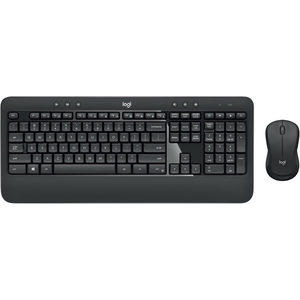Logitech MK540 Full Size Advanced Wireless Keyboard and Mouse Combo
Full size quiet keyboard with number pad & integrated palm rest, full size ambidextrous mouse, includes USB-A Nano Receiver