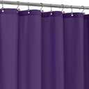 ALYVIA SPRING Royal Purple Fabric Shower Curtain Liner Waterproof - Soft & Light-Weight Cloth Shower Liner with 3 Magnets, Hotel Quality & Machine Washable - Standard Size 72x72, Purple