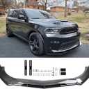 Universal Car Front Bumper Lip Spoiler Splitter Front Bumper Lip Splitter Body Kit Compatible with Honda Civic Accord Chevy Silverado Dodge Durango Corvette C8 C7 Cadillac Nissan Altima Ford